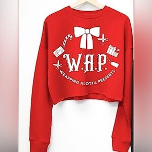 Sweatshirt WAP, red Large